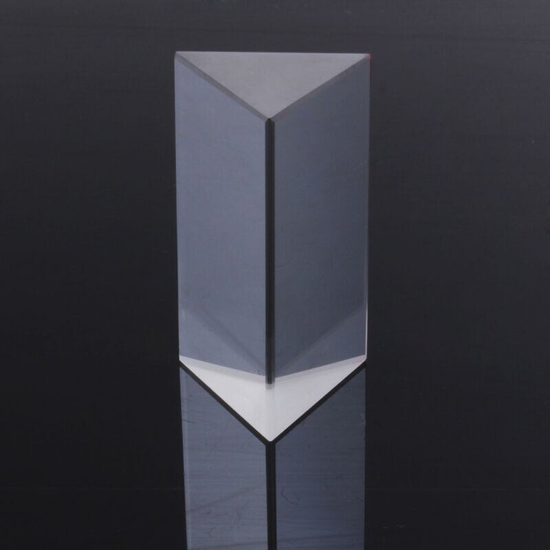 5cm JGS Triangular Prism Optical Glass Triple Physics Teaching Light Spectrum 2"