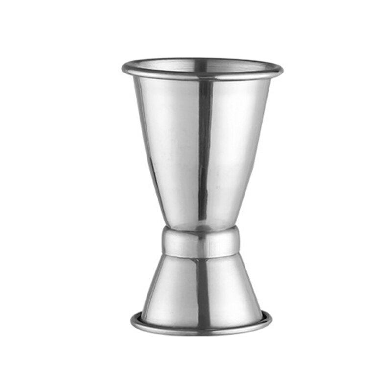 Cocktail Scale Cup Ounce Cup Bar Accessories Stainless Steel Kitchen Double Head Measuring Cup Bartending Measure Jigger for Bar: Small crimped