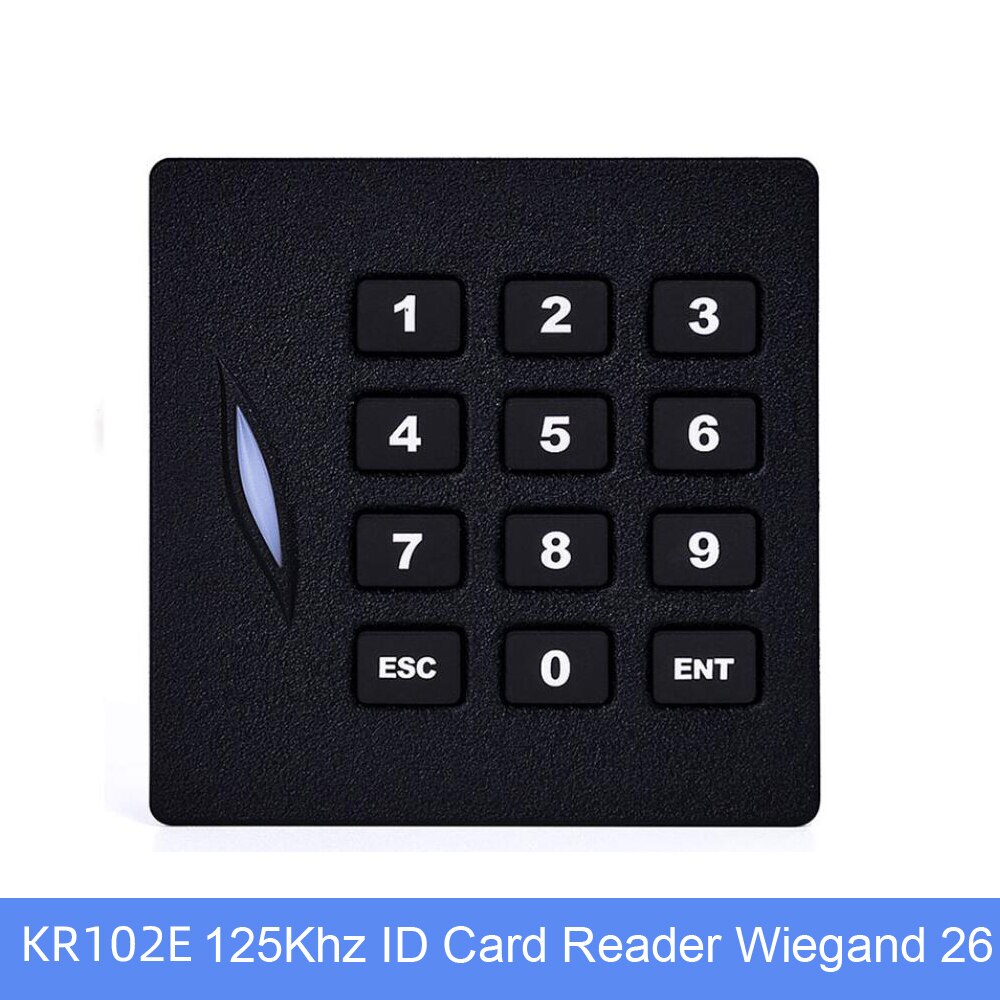 KR102E Rfid Tastatur Kartenleser Zugriff Kontrolle Karte Leser Wasserdicht 125Khz 13,56 Mhz Leser wiegand 26/34: KR102E 125Khz