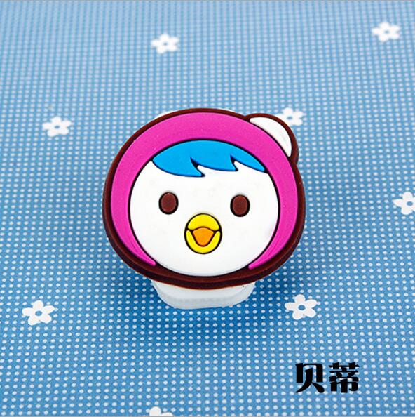 JZ006 Klassieke cartoon penguins Stitch clip PVC kledingstuk clips leuke cartoon little boek clip: 7
