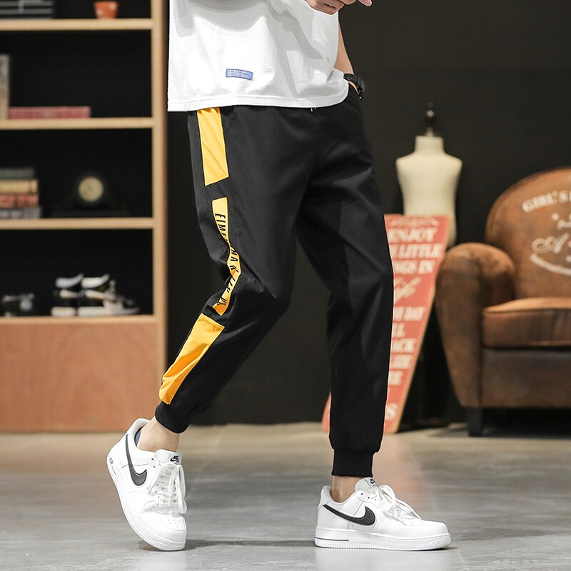 Herfst Mannen Joggingbroek Elastische Taille Harem Broek Straat Punk Hip Hop Casual Broek Joggers