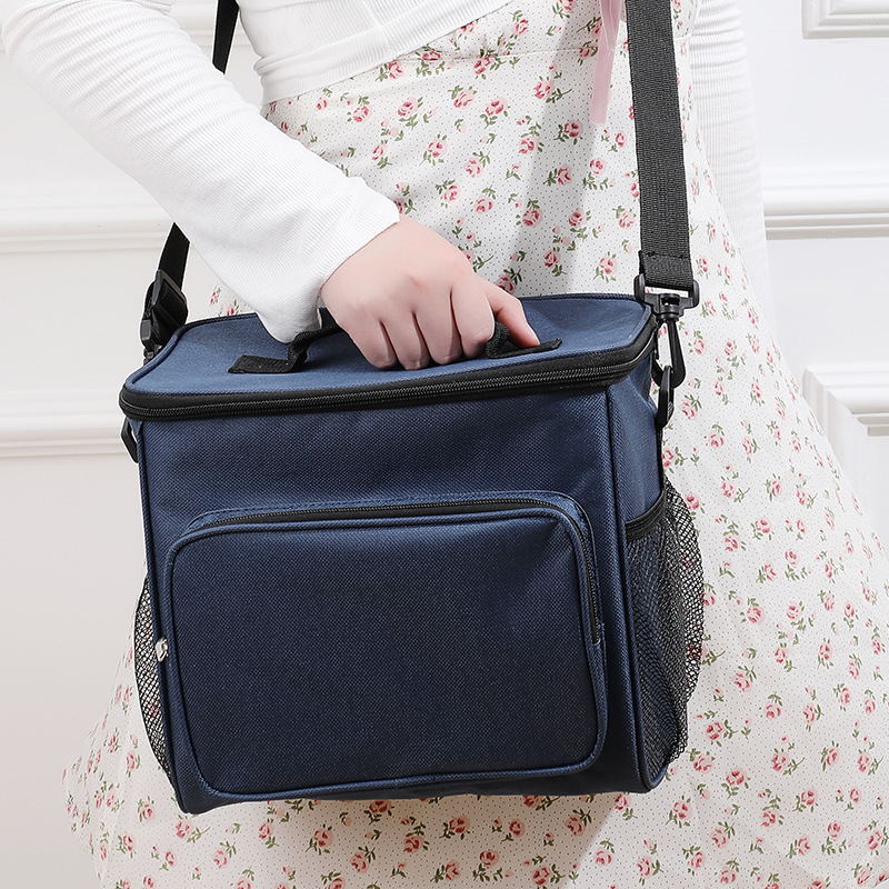 1pc isolerade lådor med stor kapacitet, handhållen crossbody, tillverkare av ispåsar för utomhusbruk, picknickväska, isolerad väska