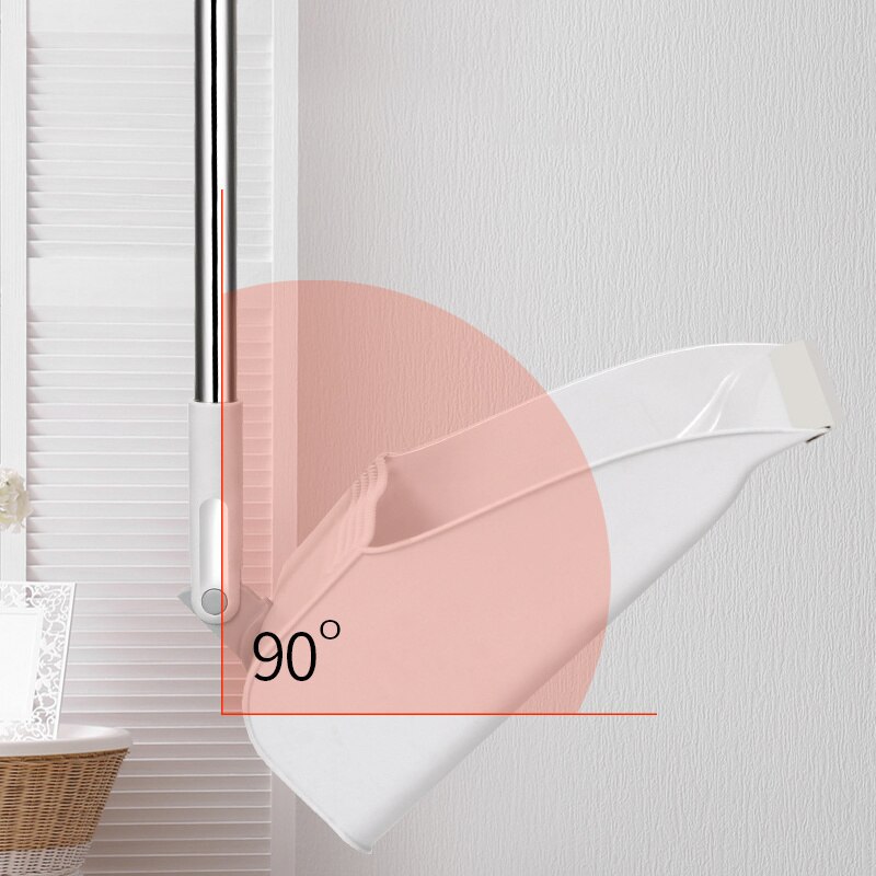 Magic Foldable Standing Broom and Dustpan Set Windproof Rotatable Adjustable Filter Hair Floor Cleaning Broom Crumb Tools