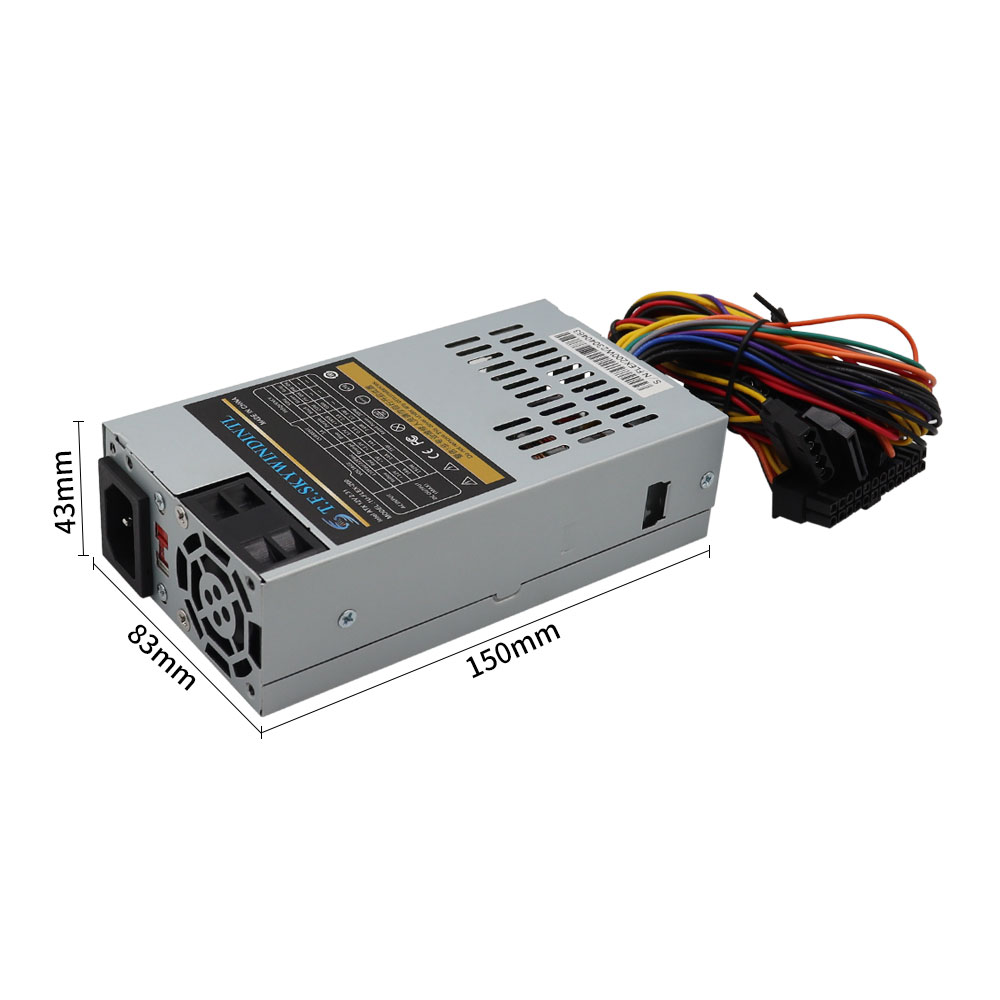Mini-Netzteil Computer 1U 200 W 250 W 300 W Netzteil AIO Flex NAS POS Klein 1u 200 W Switching ATX Netzteil 110 V 220 V Server Desktop-Stromversorgung