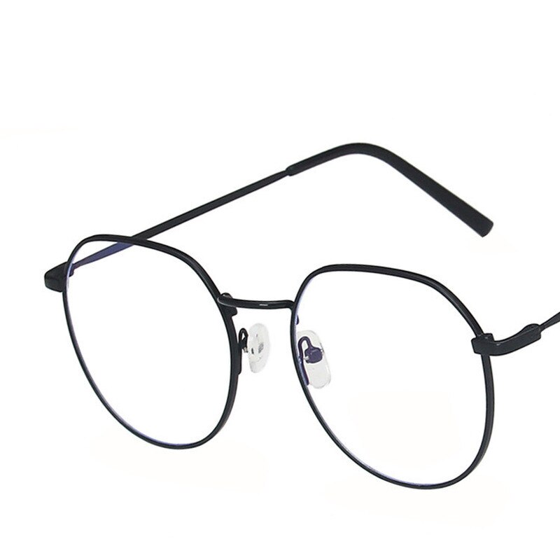 Brilmonturen Anti Blauw Licht Bril Metalen Brillen Frame Computer Bril Vrouwen Ronde Clear Lens Bril