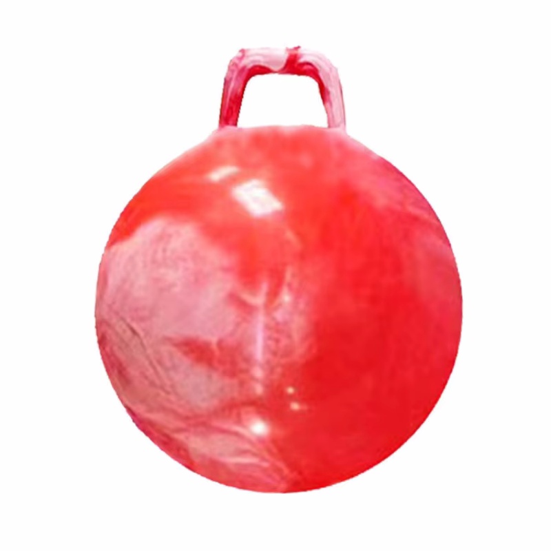Palla rimbalzante Palla tramoggia da 18 "con manico Palline rimbalzanti in marmo Giocattoli per saltare Palla gonfiabile per saltare per ragazzi e ragazze