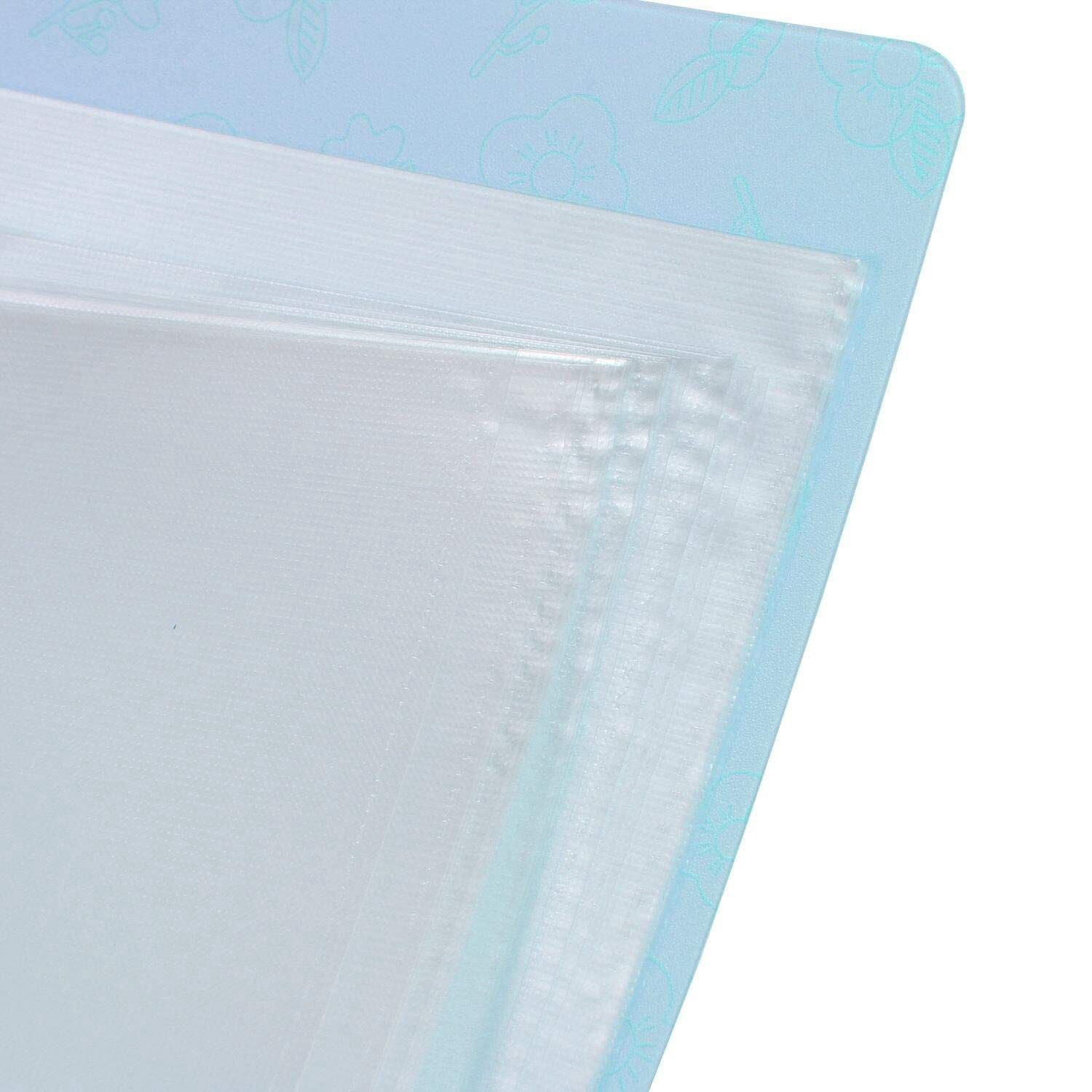 A4 Display Book Folder,Paper Storage Folder Plastic 20 Pockets