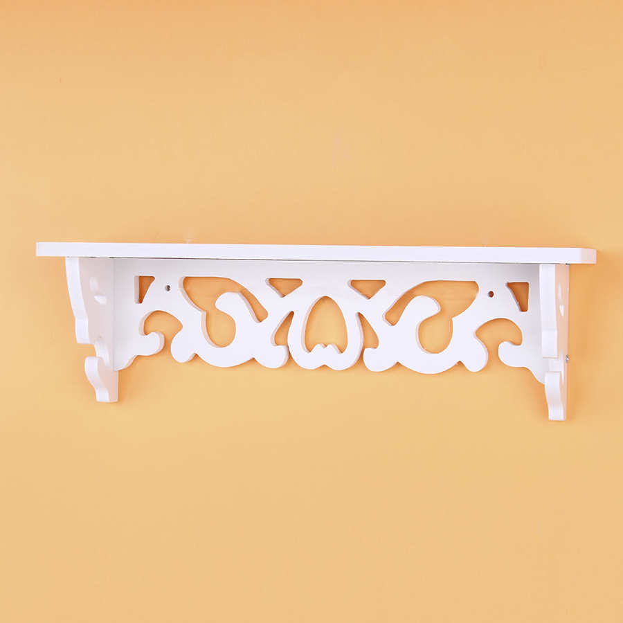 Seinään kiinnitettävä puinen seinähylly seinään kiinnitettävä säilytysteline valkoinen makuuhuone keittiö kylpyhuone lastenhuone kulmahylly diy