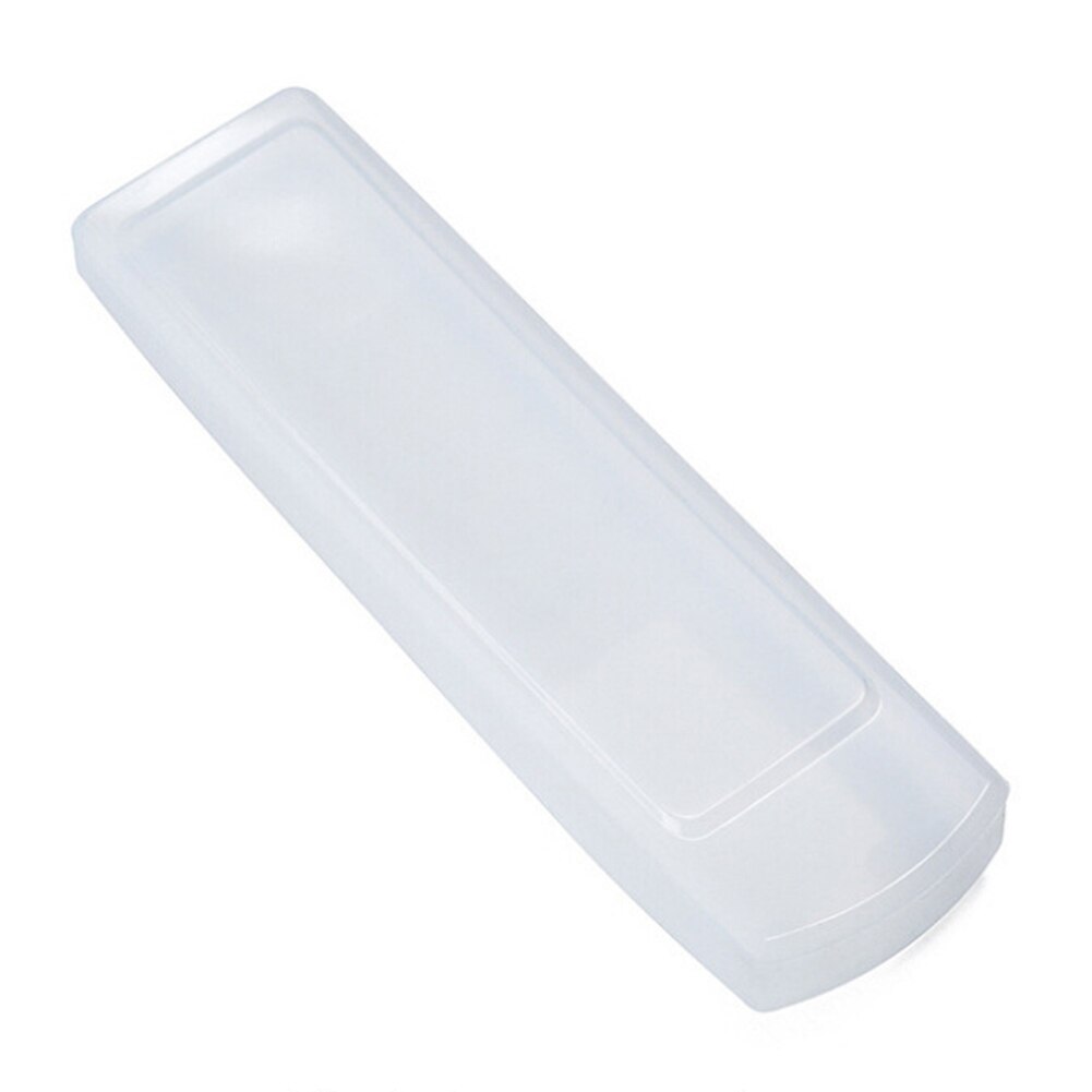 Funda transparente de silicona impermeable para Control remoto de TV, bolsa protectora de almacenamiento, organizador de aire acondicionado, a prueba de polvo: 18.5cm x 5cm