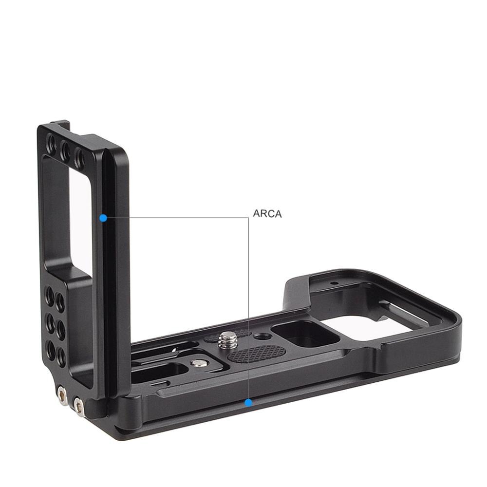 Camera Quick Release L Plate Metal Hand Grip Arca Swiss Bracket Holder Compatible with Sony Alpha A7R IV A7R4