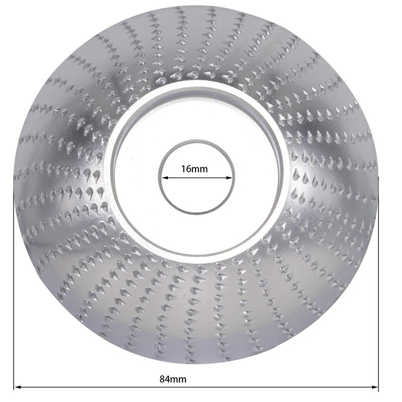 Disco de pulido para amoladora angular, disco de escultura moldeado de madera, disco de tallado de madera con 6 dientes, 2 uds.