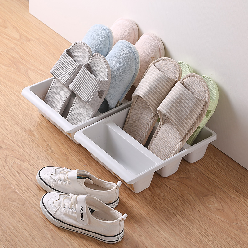 Einfache moderne nordische Stil vertikale Wirtschaft Hausschuhe Rack Platz Hause Schuhe Lagerung WF