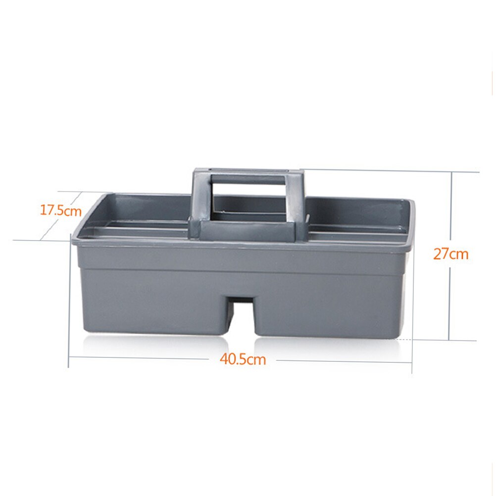 1pc 3 avdelare verktygscaddy executive serie plast för allmänt bruk rengöringscaddy för bärbar caddy praktisk caddy med handtag