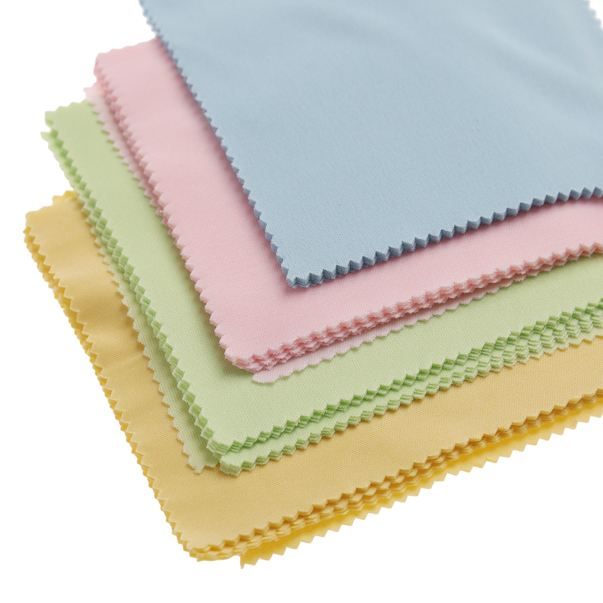 10Pcs Brilpoetsdoekje Brillen Zonnebril Microfiber Cleaner Doek Willekeurige Multi 13X13Cm Soft Reading Brillen Doek roze