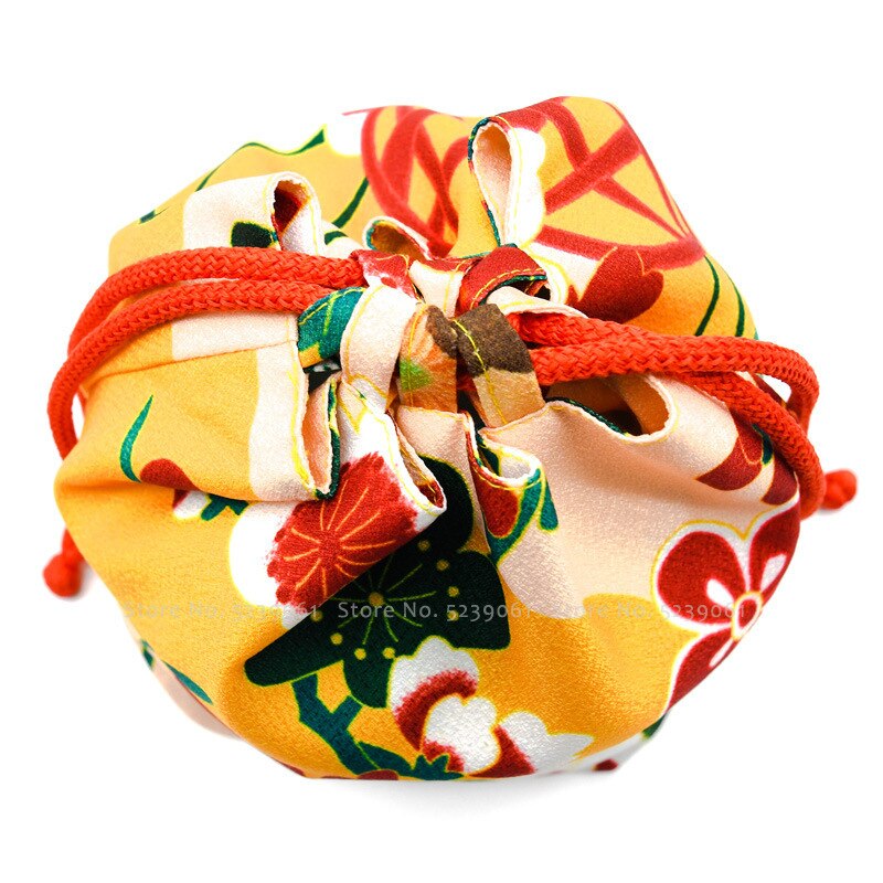 15 farben Japanischen Kimono Kawaii Geldbörse Blumen- Sakura Gedruckt Strahl Tote Tasche Tasche Frauen Yukata Paket Hochzeit Partei Taschen