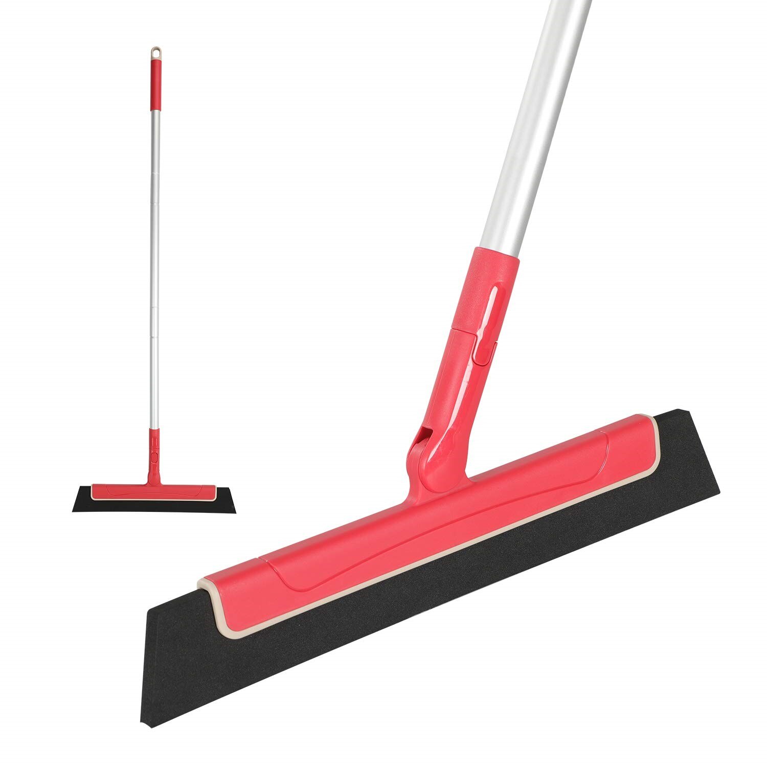 Eyliden 38 Inch Adjustable EVA Squeegee Broom Water Sweeper for Bathroom,Glass,Window,Floor Wiper Squeegee