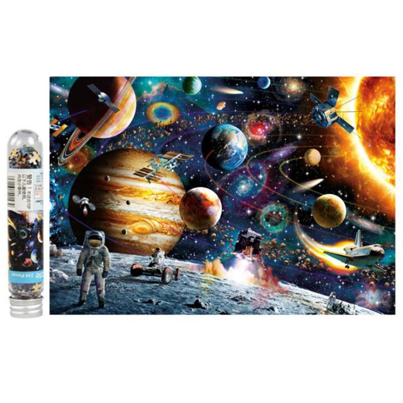 234Stck Mini Tasche Rätsel Selbst Montieren Reagenzglas Puzzle Pädagogisches Spielzeug 23GD: 1