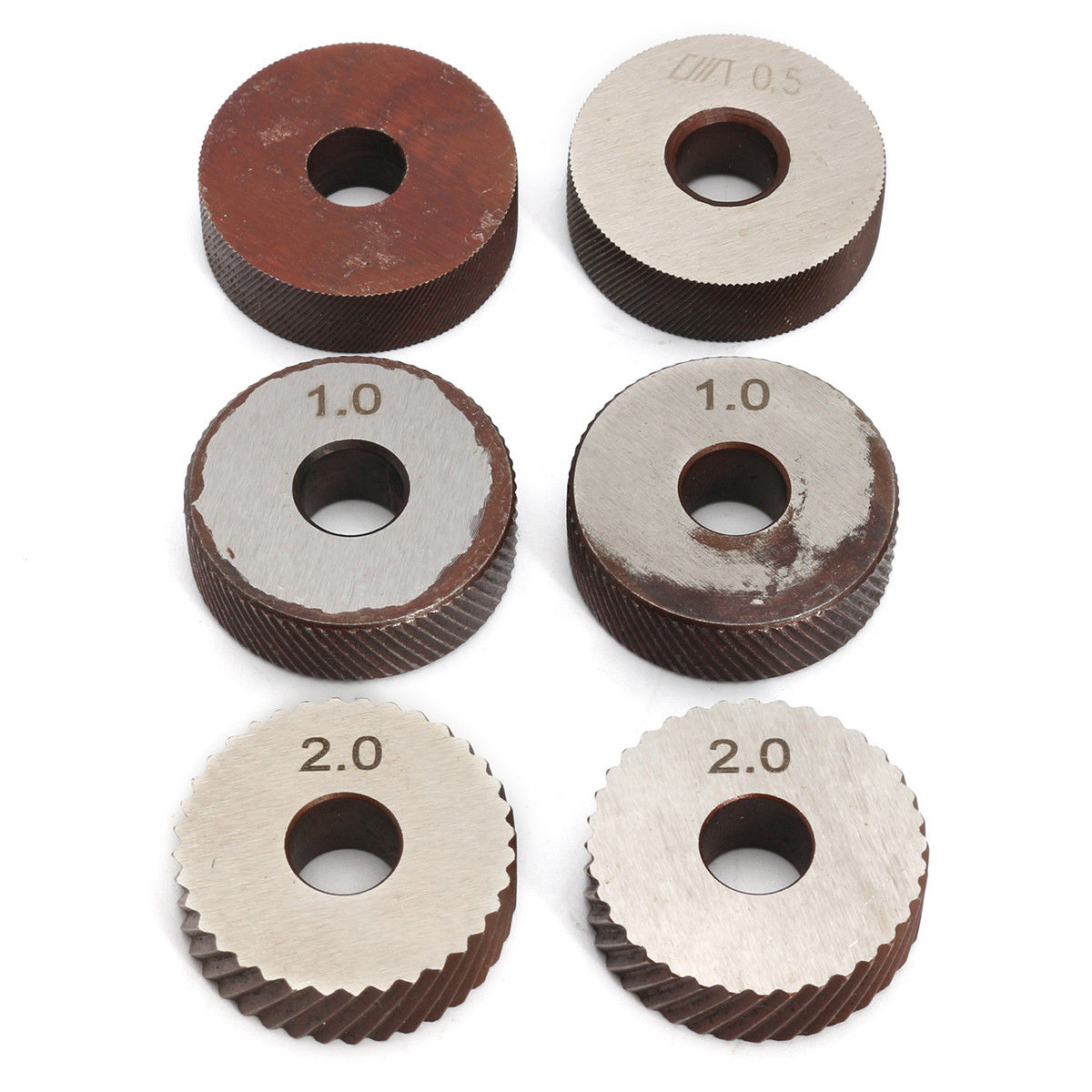 1 satz 26mm Rändelung Werkzeug Stahl Dia Dual/Einzel Räder Linear Pitch Rändel Set Drehmaschine Cutter Maschine Werkzeuge 0,6mm-3,0mm