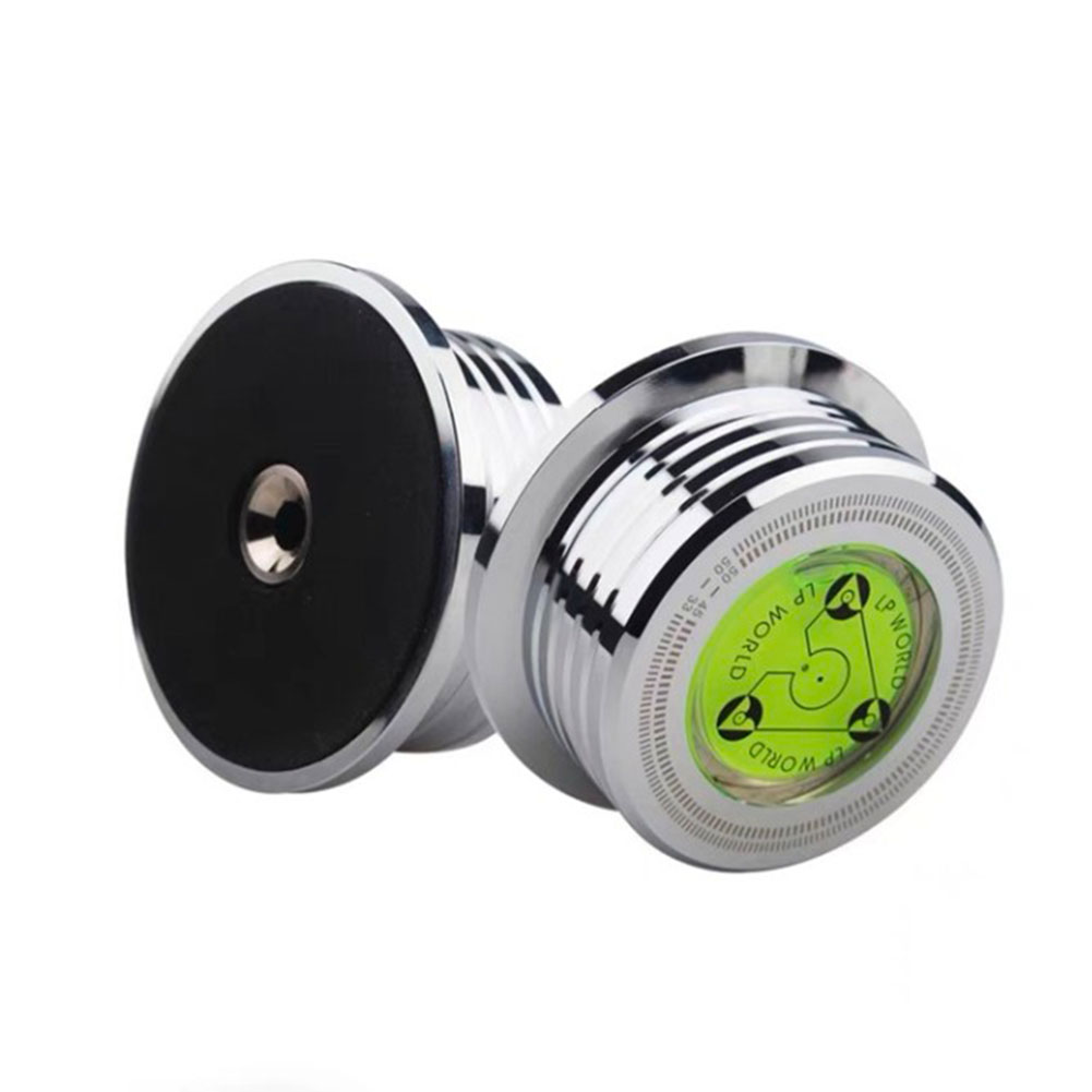 Gewicht Vinyl Speler Lp Disc Stabilizer Draagbare Met Waterpas Duurzaam Draaitafel Klem Praktische 50Hz Aluminiumlegering