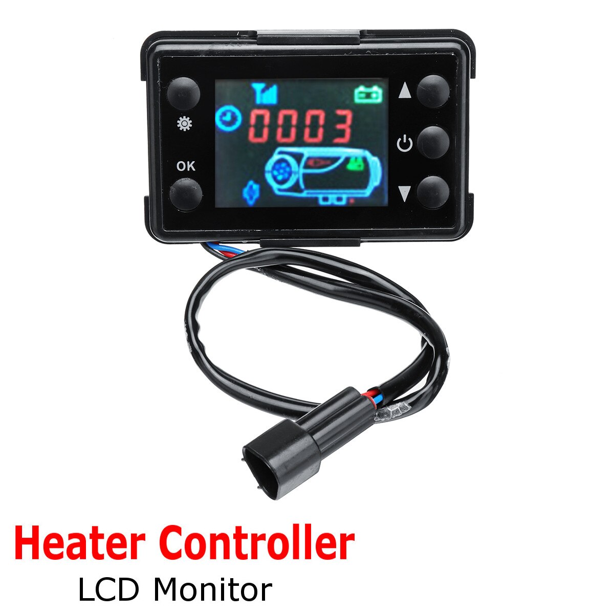 Handige LCD Schakelaar 12 V/24 V Parking Heater Controller Voor Auto Air Heater