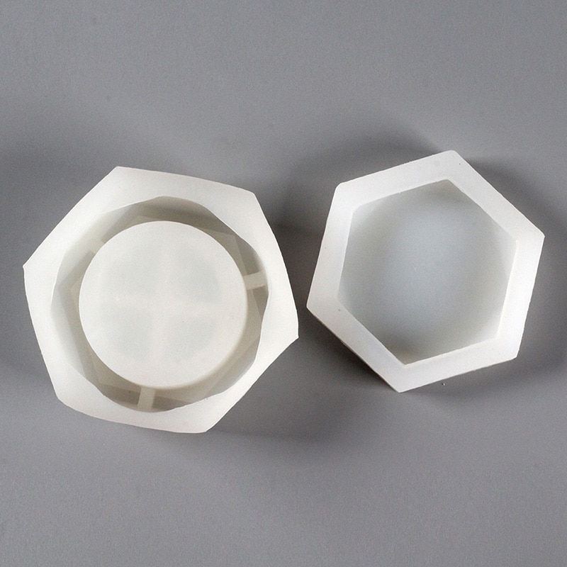 Nicole cementmal geometrische siliconen betonnen asbakmal organizer box gereedschap