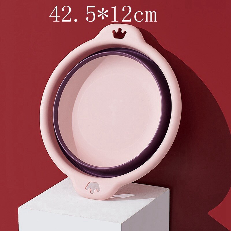 Huishoudelijke Inklapbare Wastafel Multi-Size Draagbare Milieuvriendelijke Plastic Wastafel Badkamer Toiletartikelen: 5