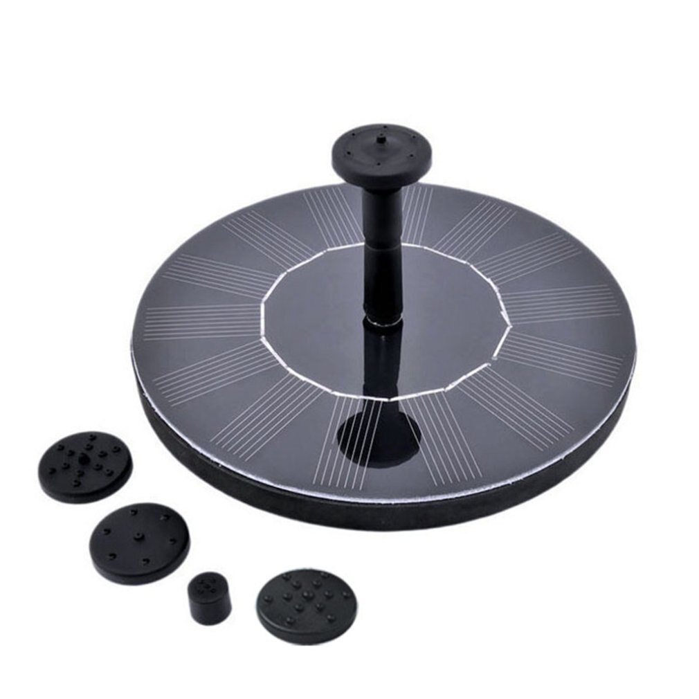 16CM outdoor pool round solar floating fountain Waterscape Circular floating water fountain Engineering plastics