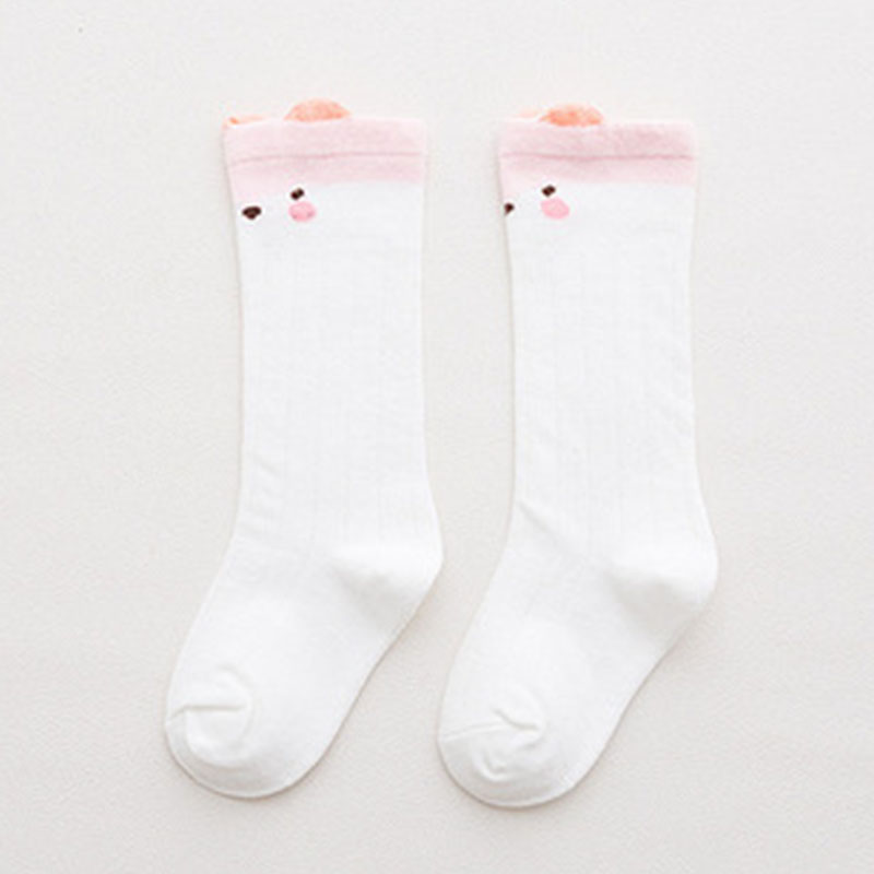 Children Baby Socks Knitted Cotton Long Tube Socks Kids Knee High Toddler Socks Kids Girls Lace Summer hollow out Kids Socks