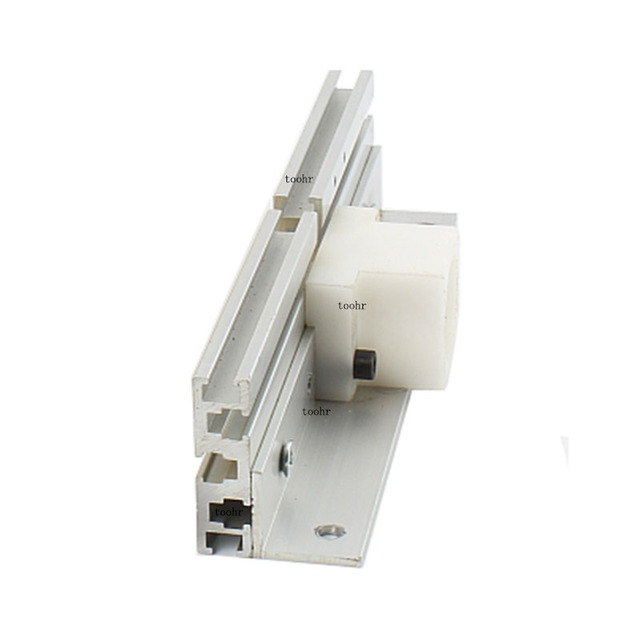 Router Table Insert Plate For Woodworking Benches Table Saw With Miter Gauge Guide Aluminium Profile Fence Sliding Brackets: Backer