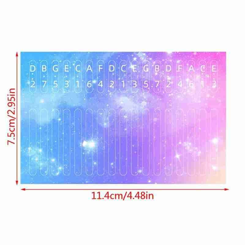 Adesivo peças de percussão acessórios para aluno musical 17-tom piano adesivos kit instrumento kalimba polegar piano assim b6u1