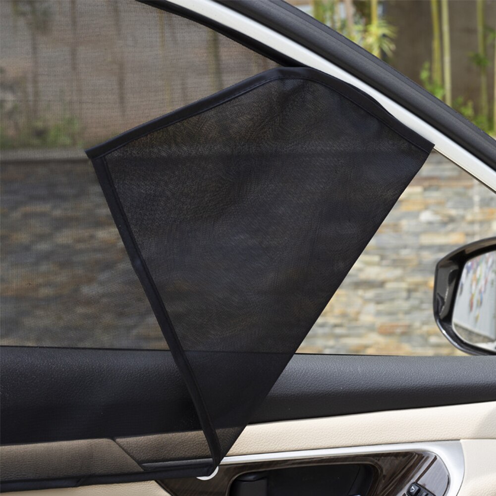 Magnetic Car Side Window Shade Sunshade Mesh Cloth UV Shield Vehicle Curtain