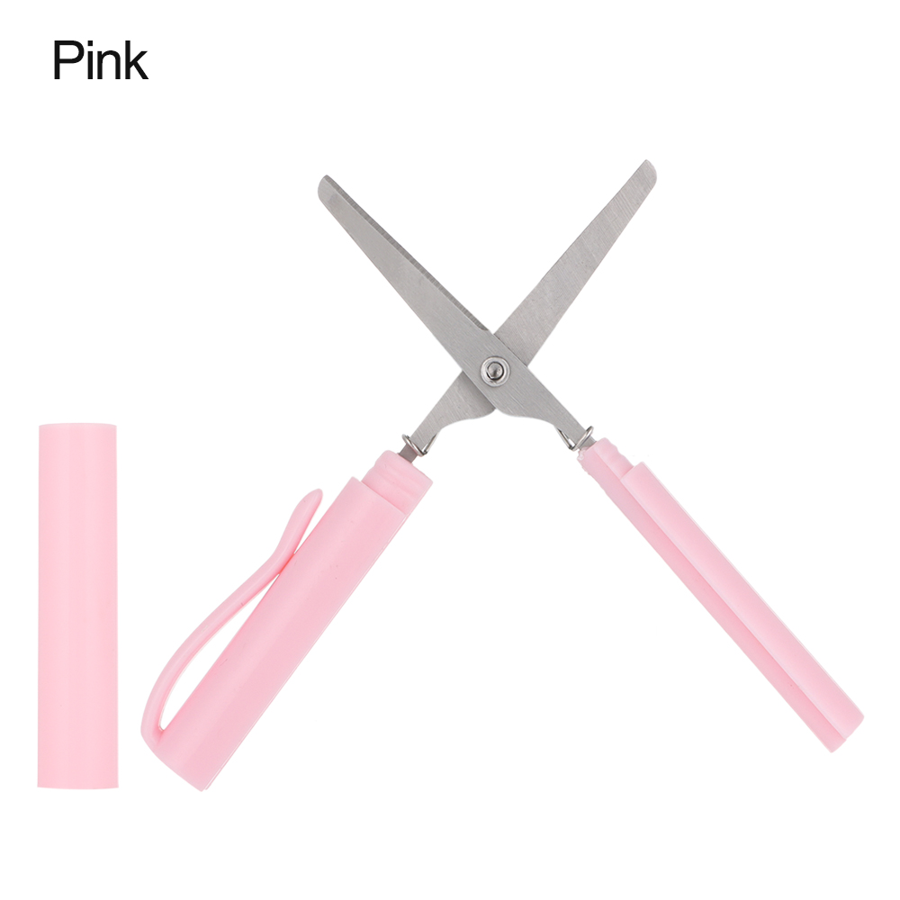 1Pc Kreative Stift bilden Schere Kawaii Multifunktions Falten Schere DIY Tragbare Papier-Schneiden Kunst Werkzeug Schule Büro Liefert: verrotten
