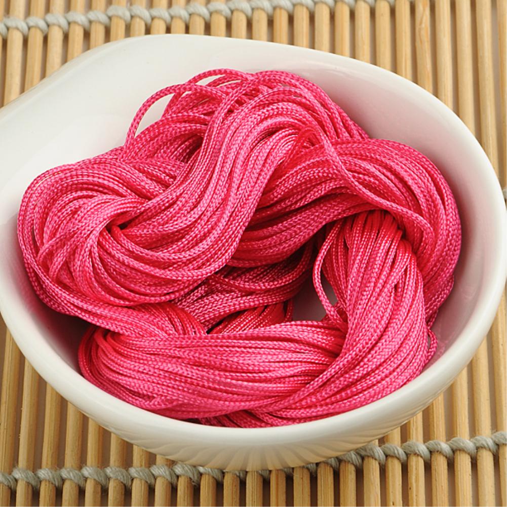 WITUSE-Bracelet en rotin, Excellent accessoire, cordon en Nylon 22m 1mm, nœud chinois, macramé, promotionnelle: 11