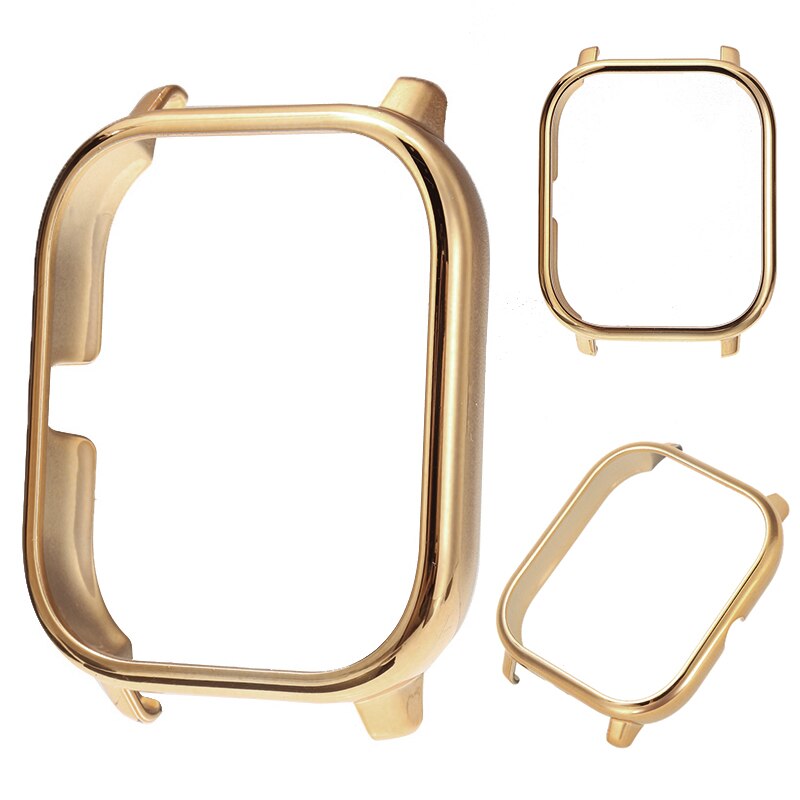 6 Kleuren Horloge Case Frame Beschermhoes Voor Huami Amazfit Gts Anti-Kras Accessoires Electroplated Pc Shell Horloge Case