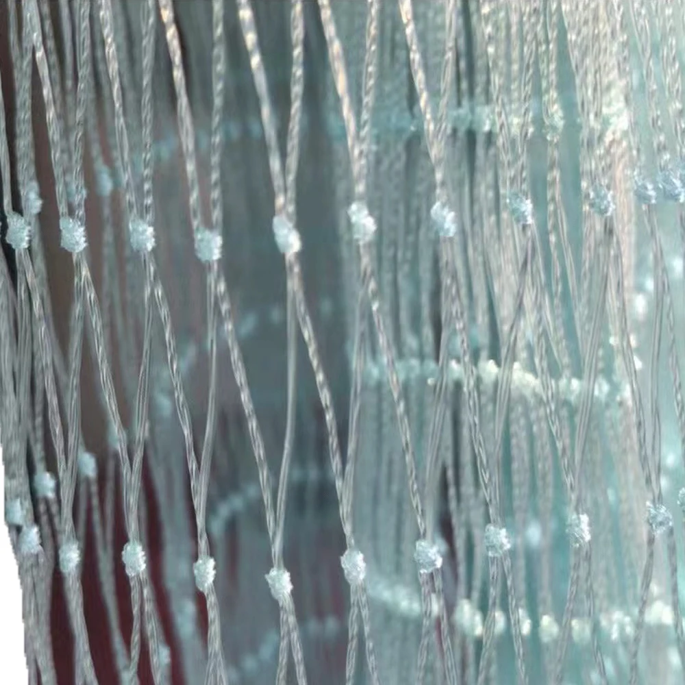 Monofilament Nylon Line Twining for Multifilament 3-8 Lines Strands Semi-finished Fishing Net Strong Fish Mesh Cloth Gillnet