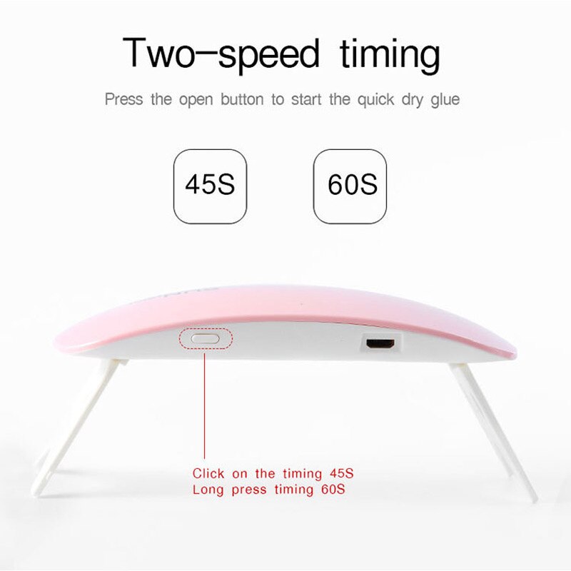 UV SUN mini secador de uñas lámpara LED UV Micro USB Gel barniz máquina de curado para uso doméstico herramientas de uñas lámpara de uñas