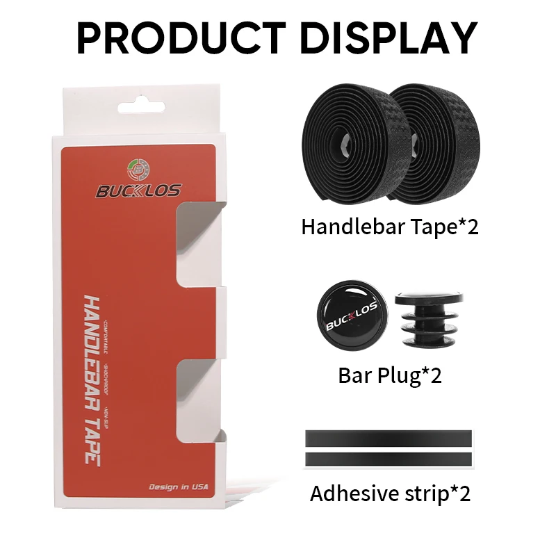 BUCKLOS cintas para manillar de bicicleta, cinta para manillar de bicicleta de carretera, antideslizante, impermeable, envoltura para barra de ciclismo, accesorios para bicicleta de carretera