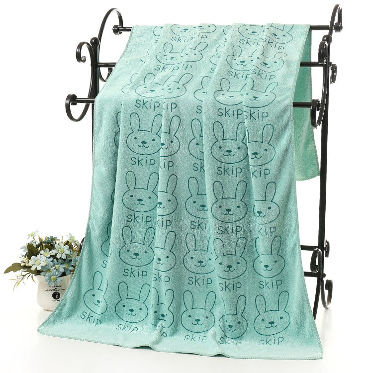 DOGIBILA-Toalla de microfibra de gran tamaño para mascota, Toalla de baño de gran absorción de agua para perro, Golden retriever, teddy general, 140x70cm, a la venta: Verde claro