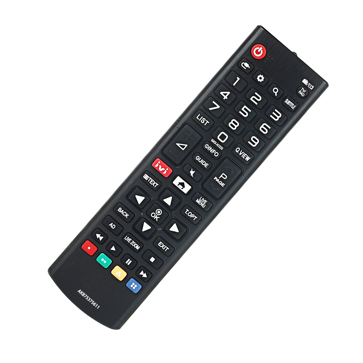 Ersatz Fernbedienung Für LG LCD/LED TVs – Kompatibel Mit Modell AKB73975728 – Sofort Einsatzbereit