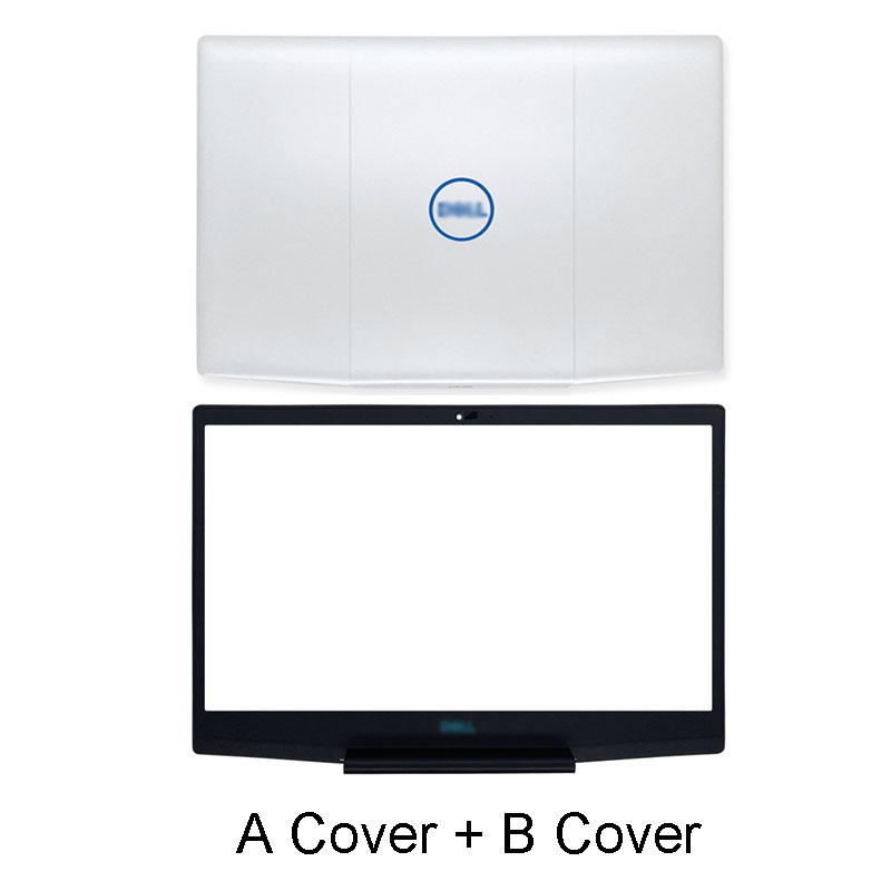 Laptop LCD Back Cover For Dell G3 3590 Series A B C D Top Cover Front Bezel Palmrest Bottom Case Hinges White 03HKFN: A B Cover