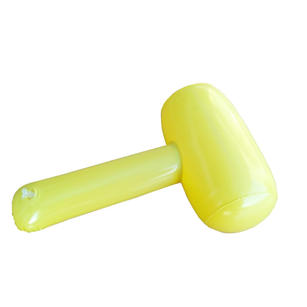 Mazo inflable para flotador de piscina Juguetes Divertidos de playa actividades 45cm martillo neumático inflable juguete para 6,10: Yellow