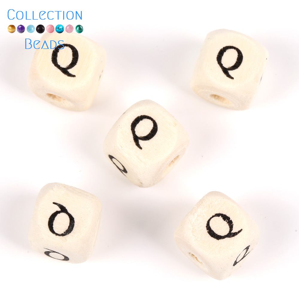 50-200 Uds. Cuentas de alfabeto con letras de madera mezcladas naturales, cuentas espaciadoras sueltas para pulsera DIY, fabricación de joyas, accesorios hechos a mano