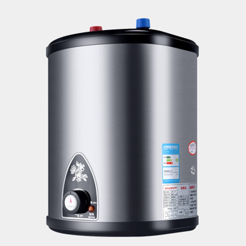 Storage Type Kitchen Water Heater Instant Water Small Electric Water Heater 8L Stainless Steel Body