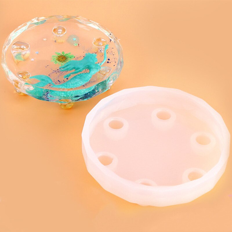 Mini Resin Table Mold Silicone Mold Epoxy Exhibition Table Diy Crafting Tools