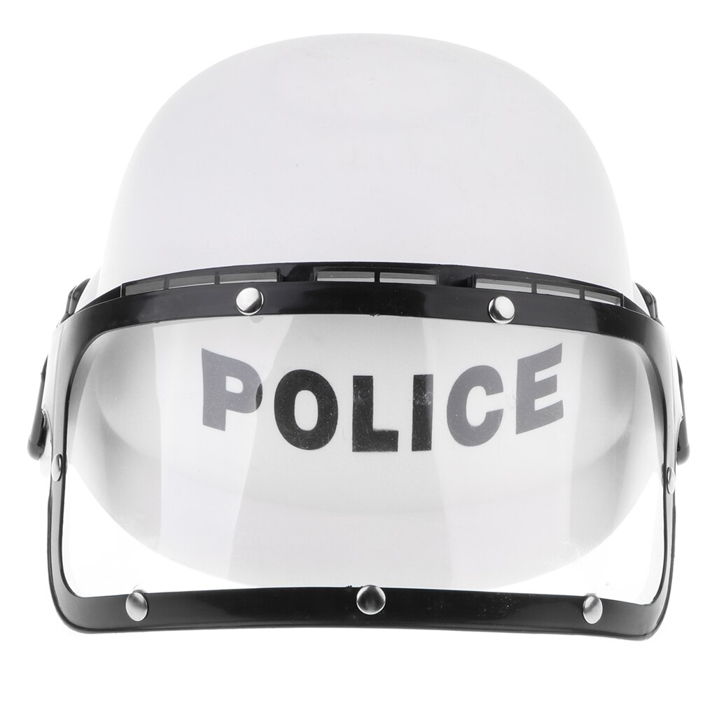 Police moto flic casque & visière enfant déguisement déguisement semblant jouet