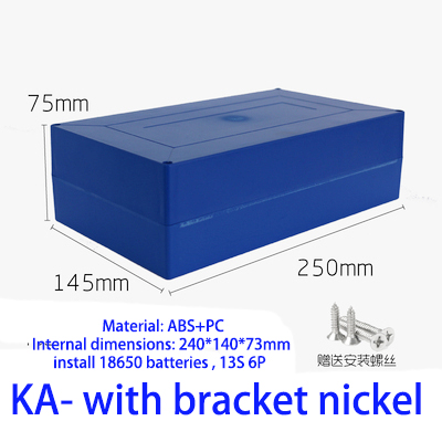 48V 60V 72V KA 20Ah 12Ah Lithium Battery Box 18650 li-ion Pack Cell Housing Case Shell Holder DIY EV eBike E-bike ABS Waterproof: Orange