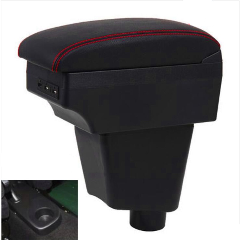 Til renault clio 4 captur armlæn boks central butik indhold boks med usb interface