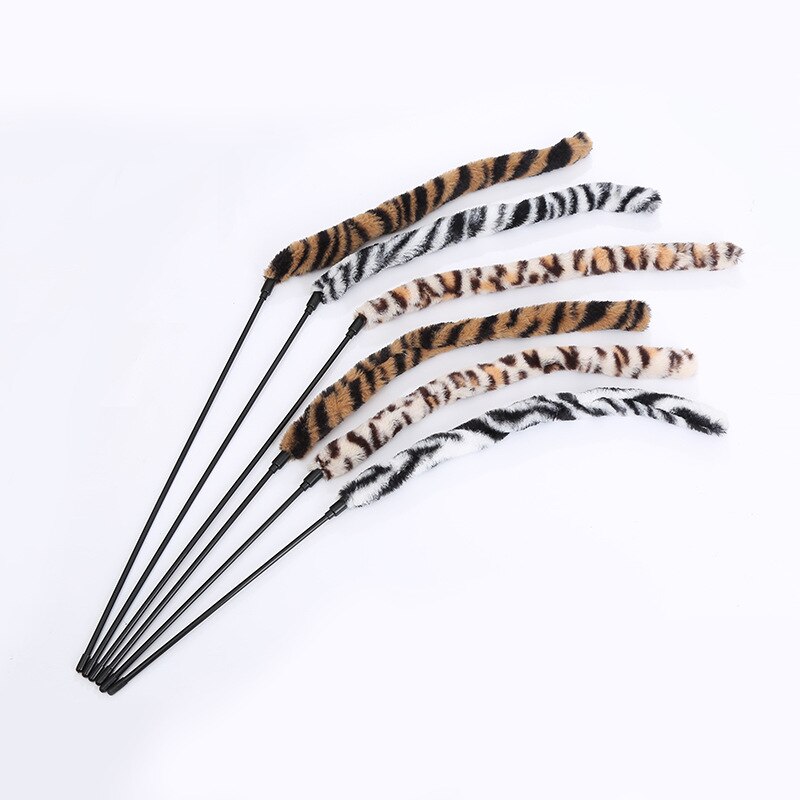 Varita de gato de juguete con plumas para gatos, juguete interactivo para gatos, varita de colores, suministros de Gato, accesorios para gatos