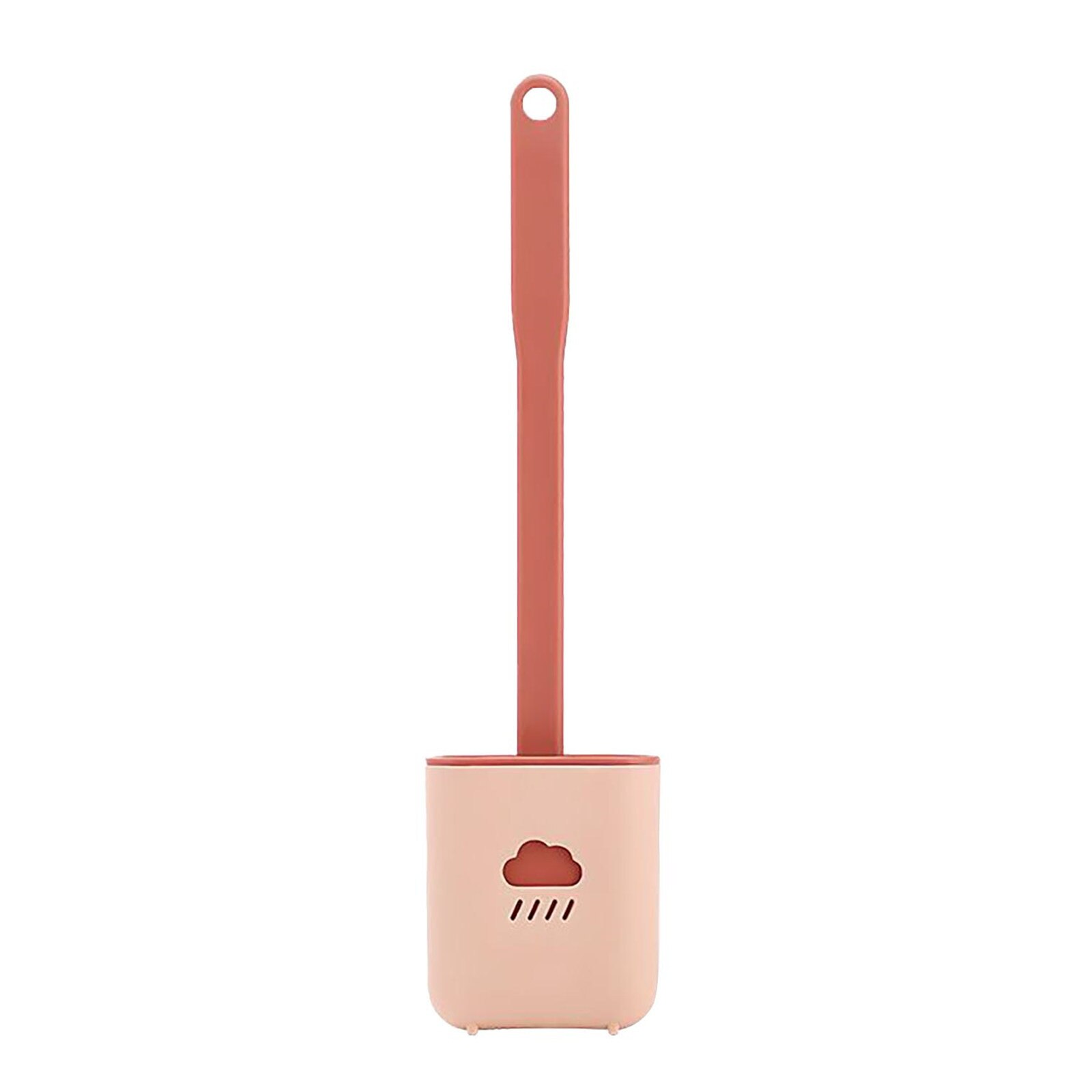 Siliconen Wc Borstel Met Sneldrogend Toiletborstelhouder Lekvrije Met Base Siliconen Creatieve Reinigingsborstel Set: PK