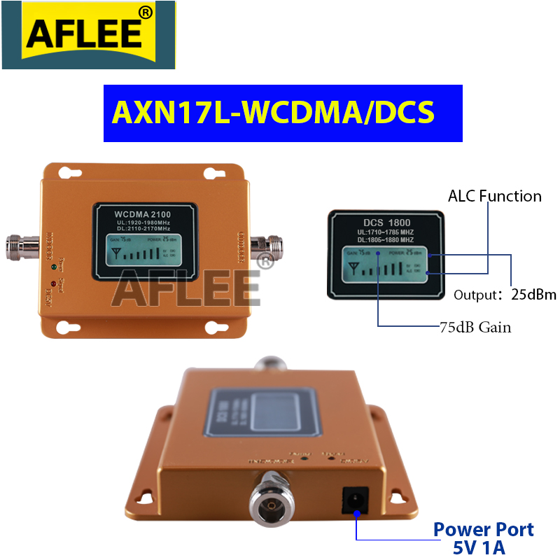 900 /1800 /2100 Mhz 4G Cellular Verstärker GSM DCS WCDMA 4G Handy Signal Repeater GSM 2G 3G 4G Netzwerk Mobile Signal Booster